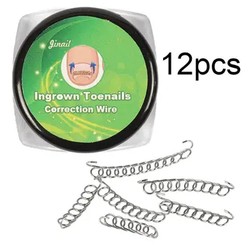 

10/12/24pcs Correction File Elastic Patch Corrector Treatment Tools Toe Nail Ingrown Correction Sticker Patch