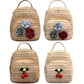 

Women's Shoulder Bag Straw Rucksack Messenge Bag Beach Tote Handbags Satchel Fashion