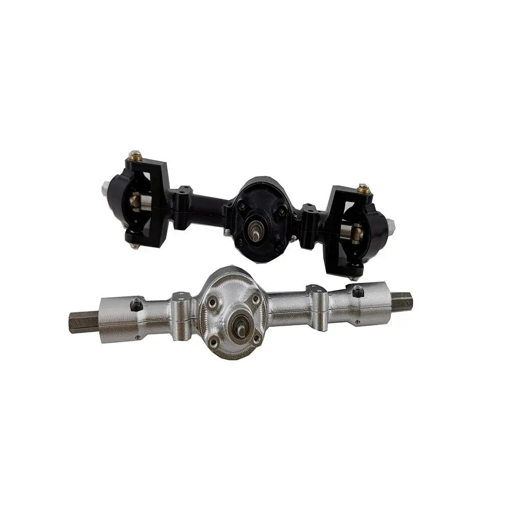 Front Middle Rear Bridge Axle Assembly for WPL 6WD 4WD Military Car Upgrade Metal Separate Part General Military RC Car Parts
