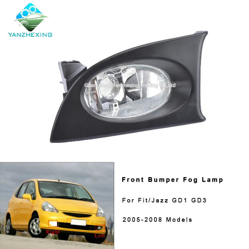 YZX противотуманная фара передний бампер лампа для HONDA FIT JAZZ GD1 GD3 2005 2006 2007 2008 хэтчбек