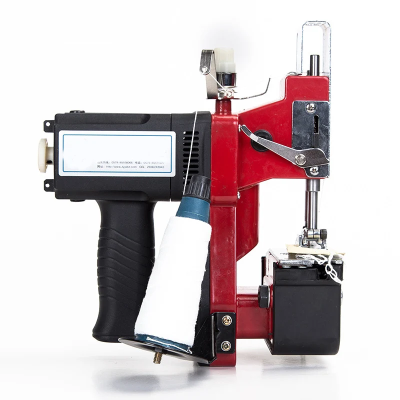 GK9-200 Gun Type Portable Electric Sealing Machine Woven Bag Sealing Machine Quick Packing Automatic Cutting Rope