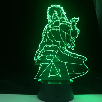

Uchiha Madara Anime Gift 7 or 16 Colors 3d Visual Naruto Modelling Led Night Lights Kids Touch Button Usb Lampara Home Decor