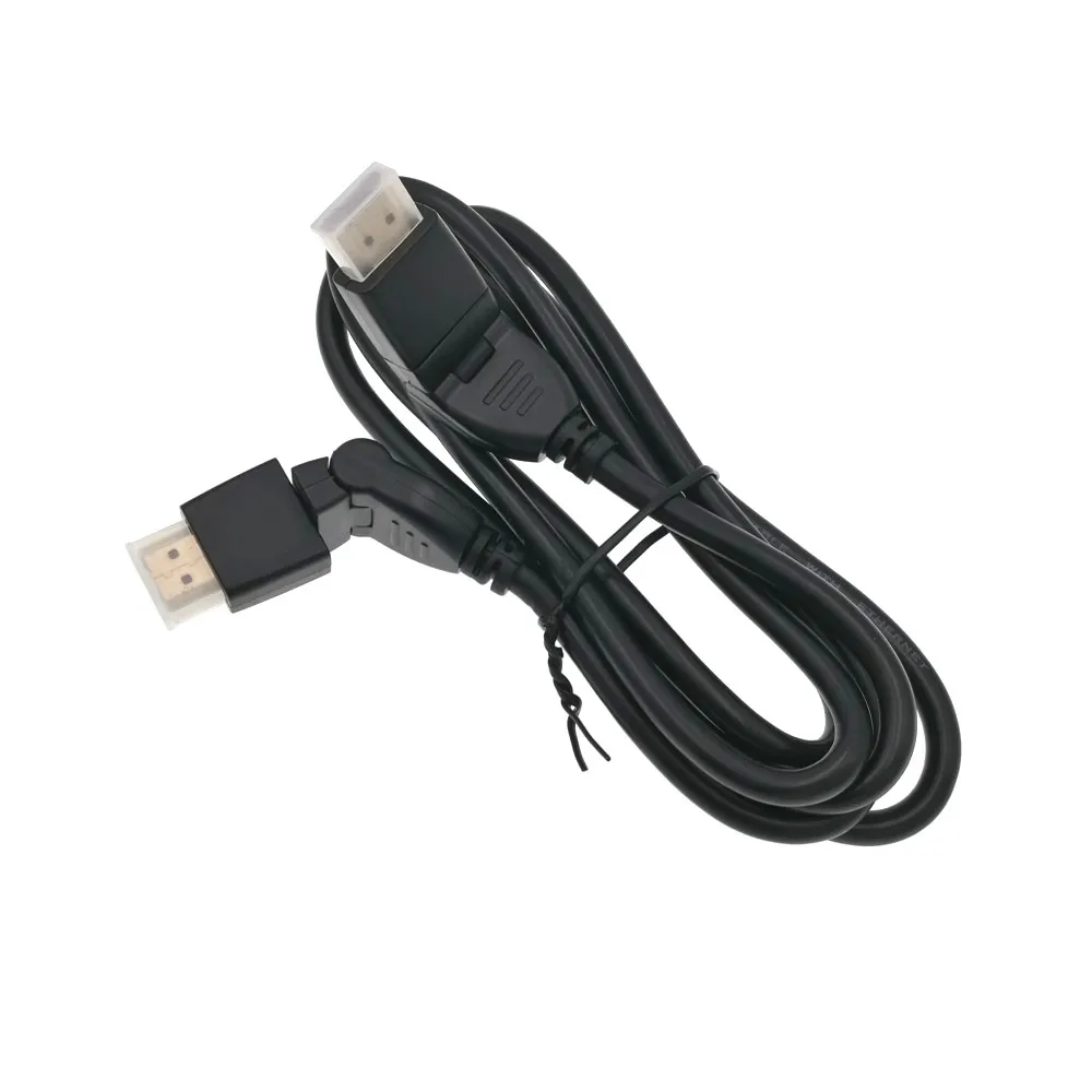 360 градусов Угол Вращающийся Круглый HDMI1.4 папа к HDMI1.4 папа кабель с золотым разъемом 1,5 м