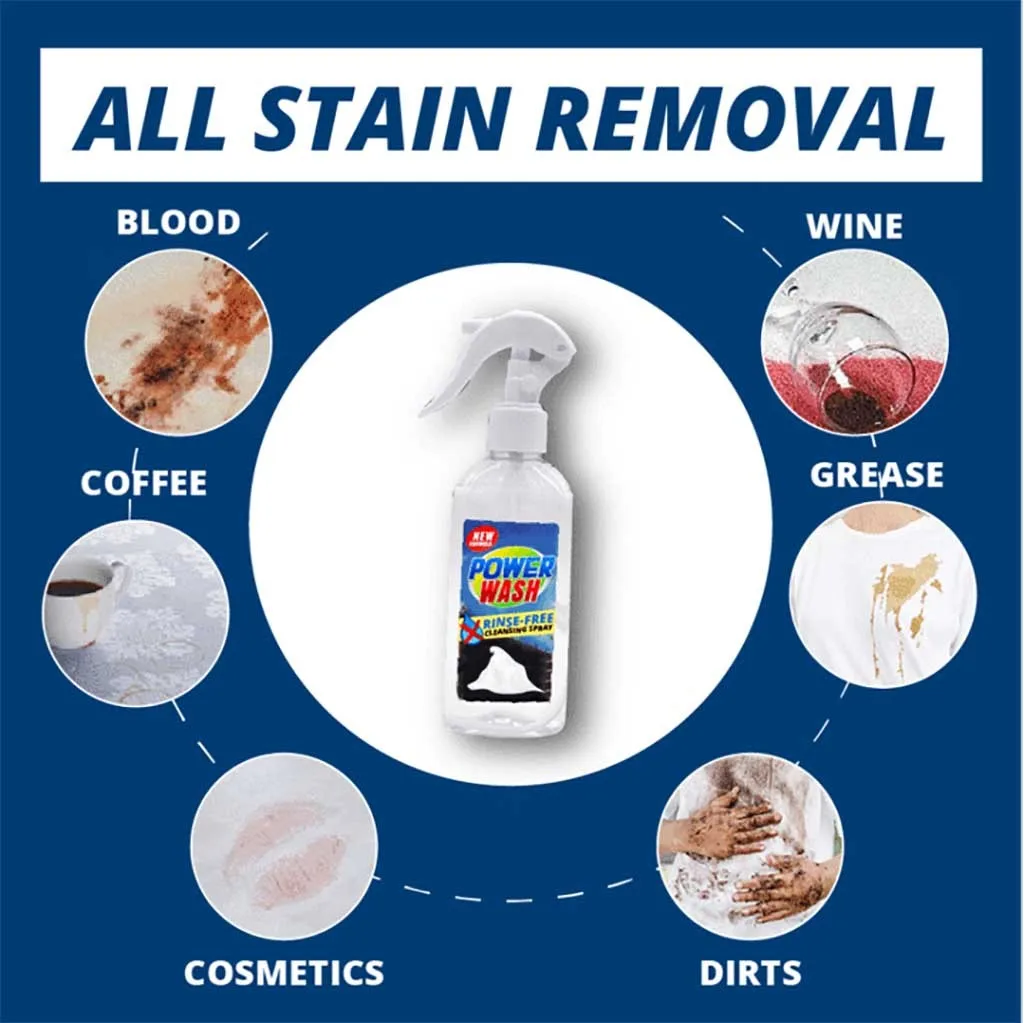 

Multi-Purpose Rinse-Free Foam Cleaner PowerWash™ Rinse-Free Cleansing Spray All-Purpose Cleaner