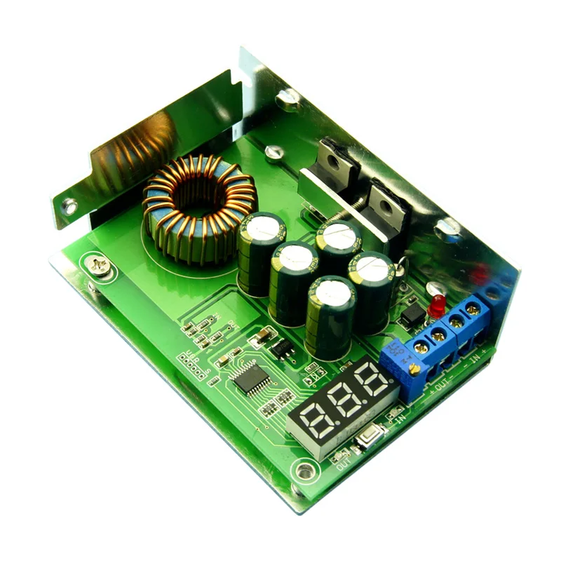 Высокая Мощность 10A DC-DC понижающий модуль 24V 12V 5V Регулируемый DC понижающий модуль Напряжение Дисплей с оболочкой(чехол