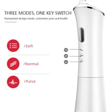 3 режима Водонепроницаемый зубочистка ирригатор для полости рта водный поплавки чувствительные люди портативный Перезаряжаемый горячий глубокий очищающий массажирующий
