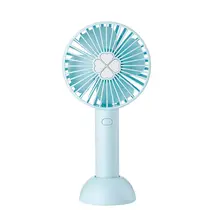 Цветной мини USB Ночной светильник, перезаряжаемый вентилятор с воздушным охлаждением, настольный вентилятор для путешествий, дома, студенческого общежития, портативный Настольный вентилятор для офиса