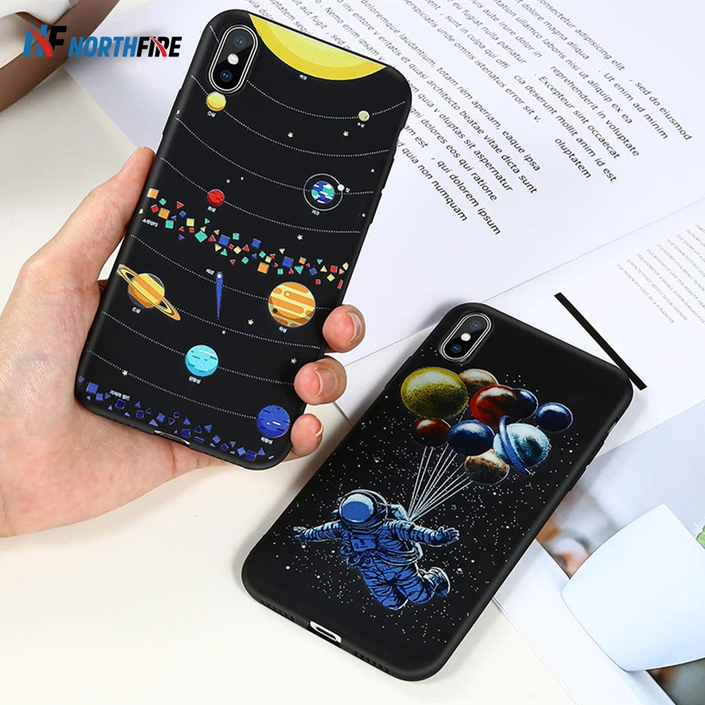 

NORTHFIRE Space Planet Case For Samsung J3 J4 J5 J7 A3 A5 A6 A7 2018 Soft TPU Case For Samsung Note 9 8 S9 S10e S10 Plus Cover