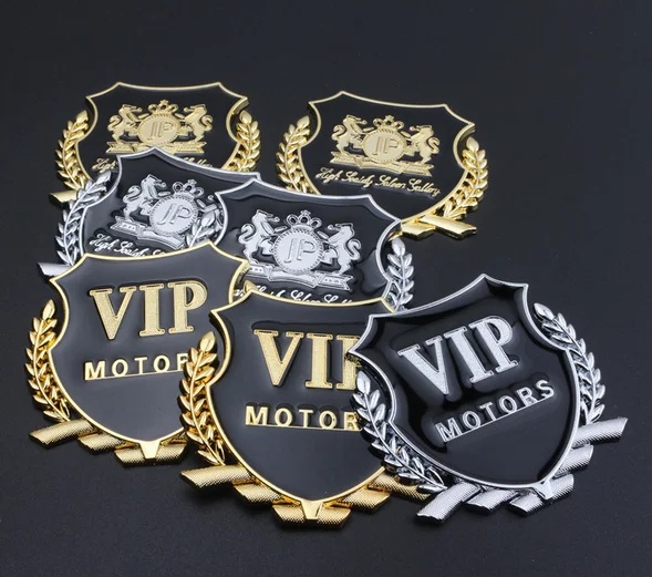 

3D Auto Modified Metal JP Luxury VIP Car Trunk Side Seal Decal Badge Emblem Car Accessories