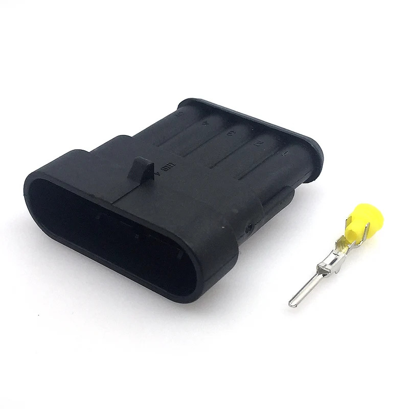 

5 sets tyco 5 pins auto 1.8 series male and female waterproof cable connector plug
