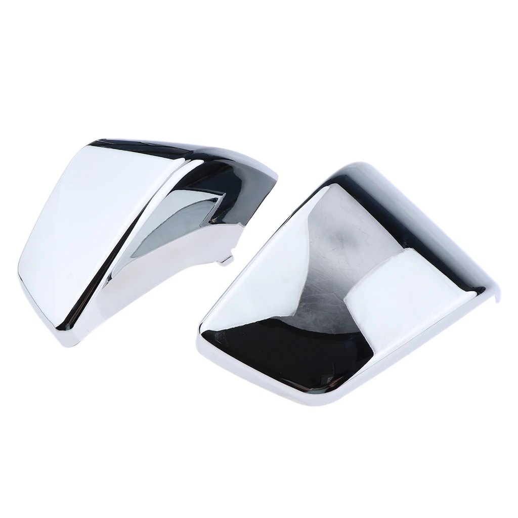 2 Pieces Left & Right Battery Side Fairing Cover For Honda Shadow ACE750 VT400 1997-03 Chrome