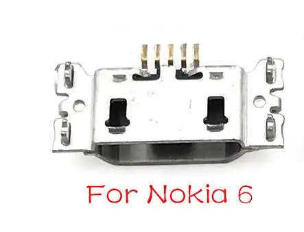 For Nokia 6 10 шт./партия, разъем Micro Usb для зарядки порт для Nokia 3 6 7 Plus 8 6,1 7,1 5,1 Plus X5 X6 X7 запчасти - Цвет: For Nokia 6