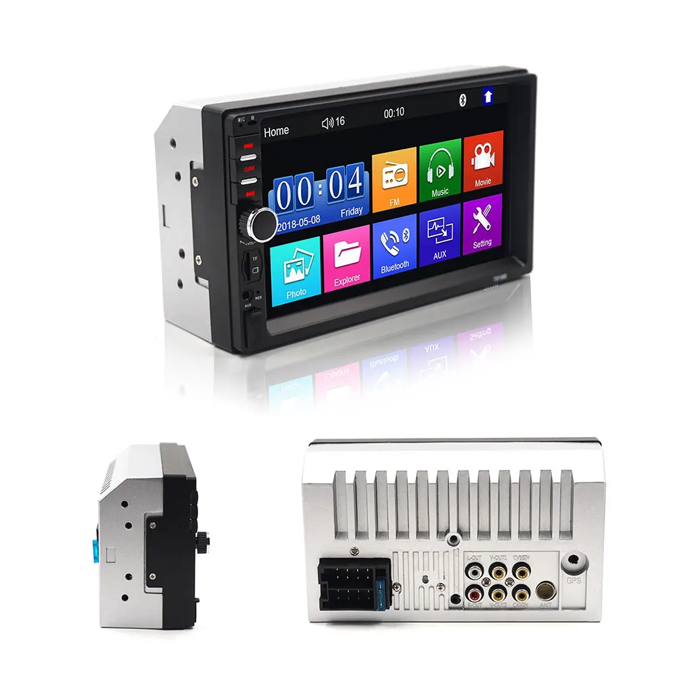 Автомагнитола Carsanbo 2 Din 7 дюймов Bluetooth MP5 видеоплеер USB TF сенсорный экран|MP4 и плееры