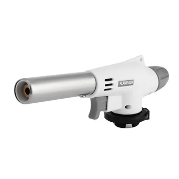 

Home Stove Flame Gun Torch Wind Fully Automatic Electronic Butane Gas Burners Gun Adapter Lighter For BBQ
