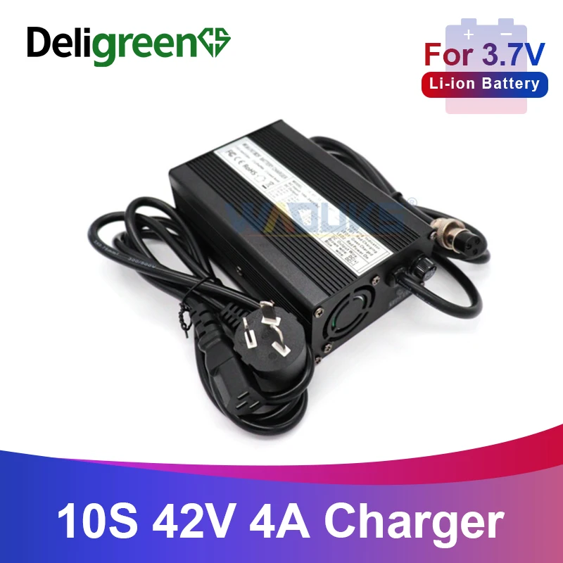 42V 4A Charger 10S Li-ion Battery For 36V Electric Bike Lithium Pack Smart Safety Stable | Электроника