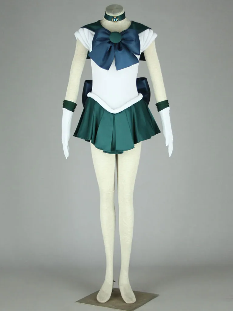 Модные Костюмы Сейлор Мун для косплея Kaiou Michiru 1st Оригинальная версия cos Neptune женское платье одежда