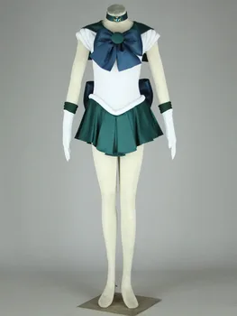 

Fashion Sailor Moon Cosplay Costumes Kaiou Michiru 1st original version cos Neptune women dress clothes