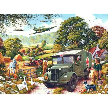 

Full square 5D DIY Diamond Painting Military vehicle Diamond Embroidery Cross Stitch car Rhinestone Mosaic Painting Home Decor