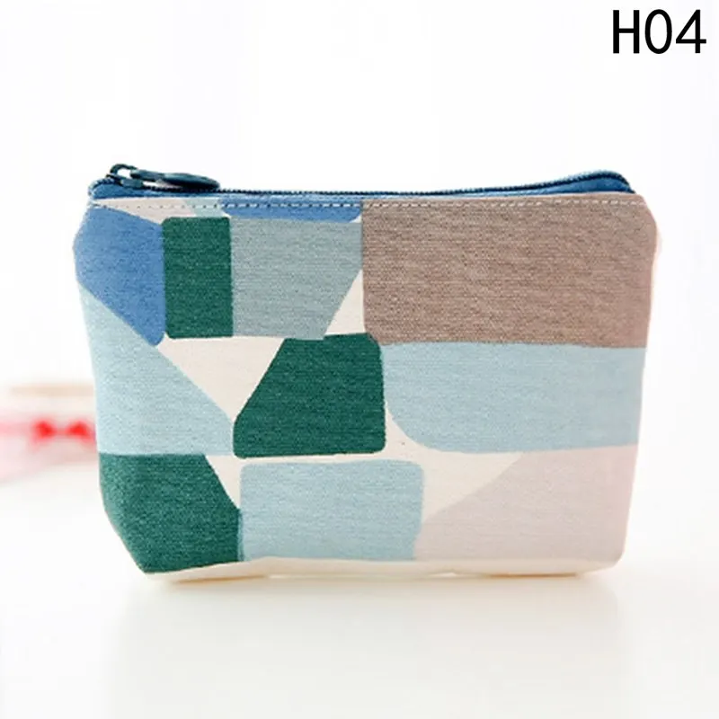 H04 Отличное качество, кошельки для монет, Дамский небольшой бумажник на молнии, милый портативный кошелек для монет, сумка для макияжа, подарок - Цвет: H04