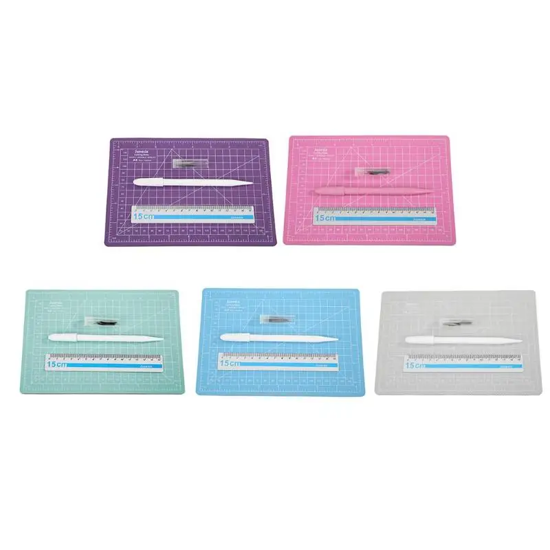 

DIY A5 Sewing Cutting Mat Double-sided Self-healing Handmade Patchwork Tool Paper Card Fabric Leather Manual DIY Cutting Board