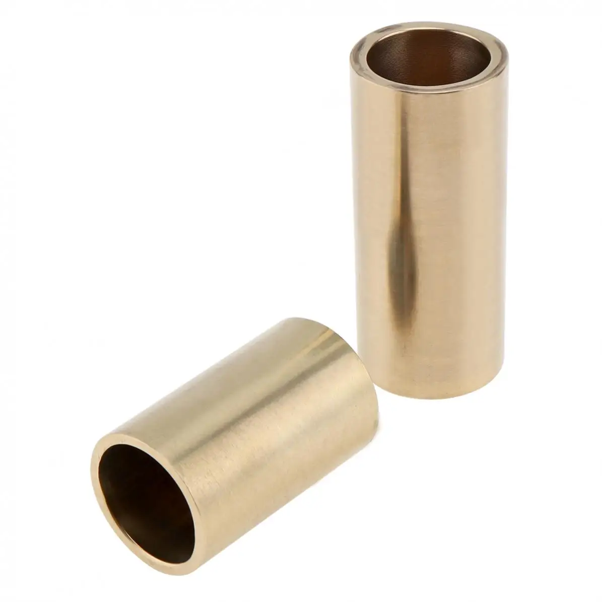 2pcs/lot Brass Guitar Slide 30mm& 60mm Steel String Guitarra Smooth Edge Slider
