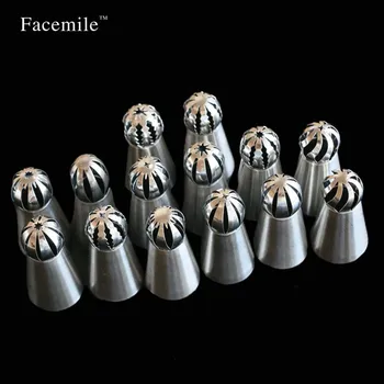 

Stainless Steel Russia Torch Nozzle Spherical Nozzle One Stretching Seamless The Ball Type Decorating Mouth Tool