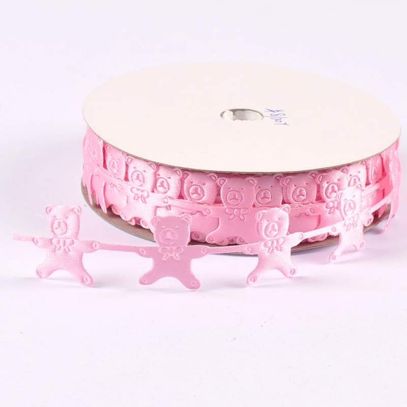 Ribbon Decoration Ribbon Supplies Sewing Ribbon 1-1.5cm Mix Pink/blue Ribbons For Crafts Embroidered Fabric Wrapping Gift Baby Party Decorations DIY Sewing Accessories