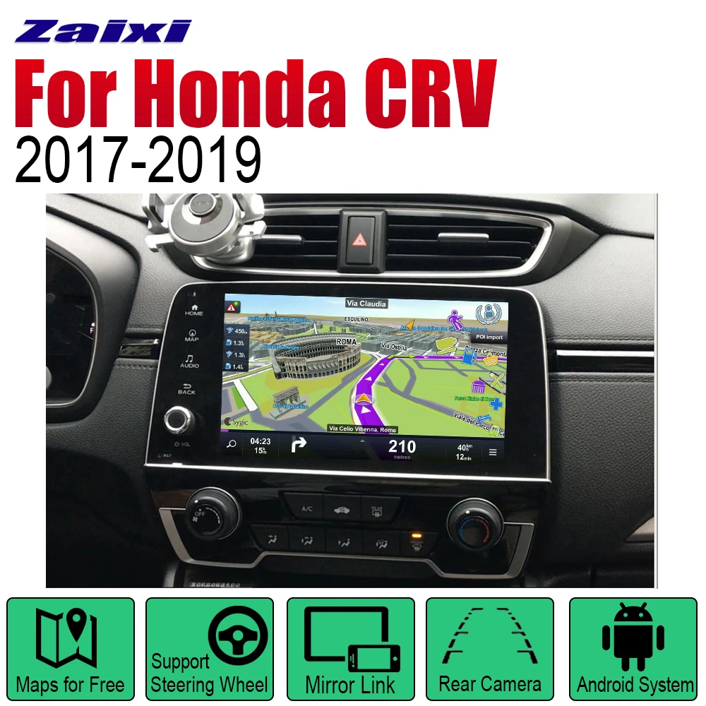 Sale ZaiXi Android 2 Din Auto Radio For Honda CRV 2017~2019 Car Multimedia Player GPS Navigation System Radio Stereo 0 Sale ZaiXi Android 2 Din Auto Radio For Honda CRV 2017~2019 Car Multimedia Player GPS Navigation System Radio Stereo 0