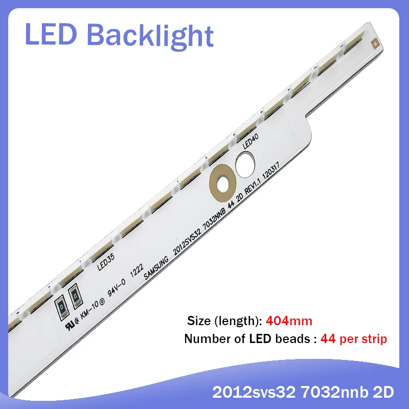 Tira de retroiluminação LED para UE32ES6710 UE32ES6800