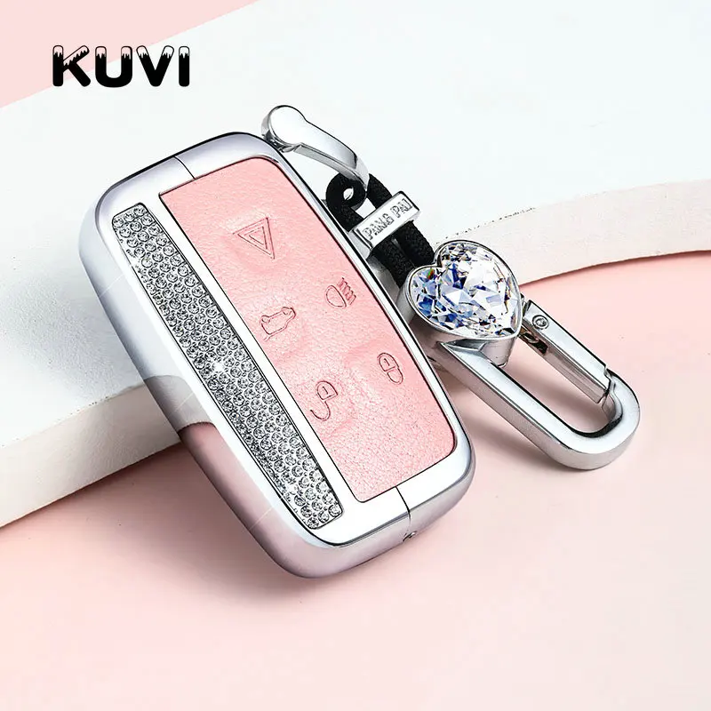 Кожаный Автомобильный чехол для ключа с дистанционным управлением держатель Land