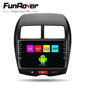 

Funrover Octa 8 core android 9.0 car dvd multimedia player radio for Mitsubishi ASX 2010-17 Peugeot 4008 Citroen gps navigation