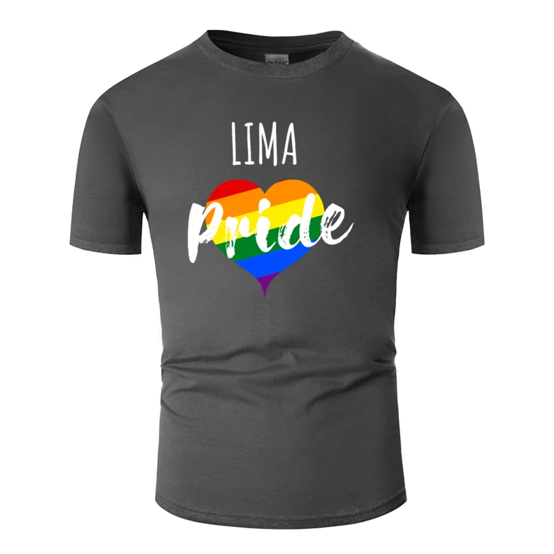 Вязаная футболка Humor Lima Peru Gay для мужчин солнечного света размера плюс 3xl 4xl 5xl с коротким рукавом мужская футболка винтажная Юмористическая футболка