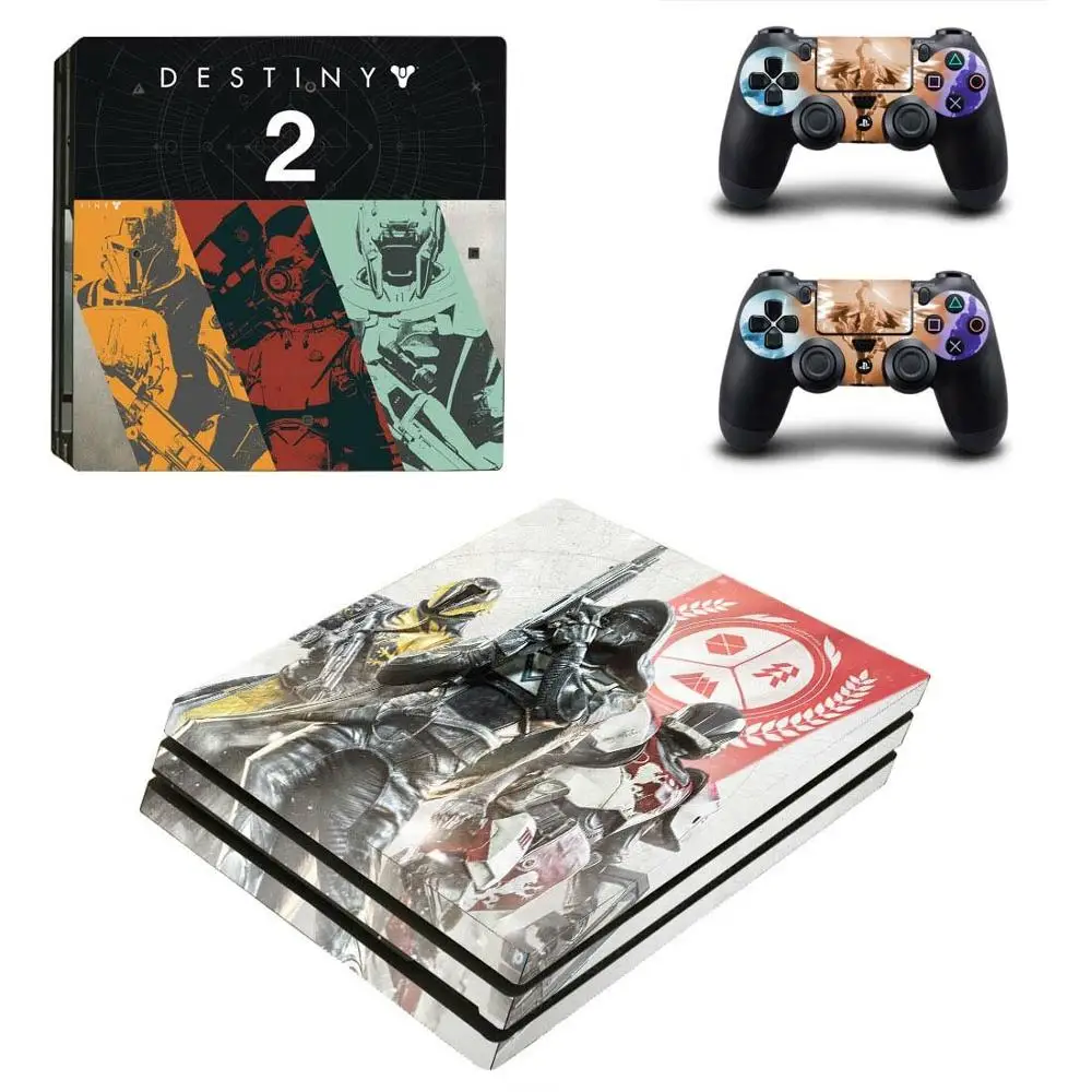 PS4 Pro sticker s Destiny 2 PS 4 Play station 4 Pro виниловые наклейки для playstation 4 Pro консоли и контроллера