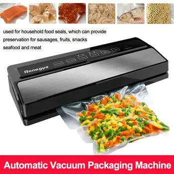 

Automatic Vacuum Sealer Vacuum Bags Packing Machine Vacuum Packer Package For Kitchen Food Fresh With 5x Food Grade Bag