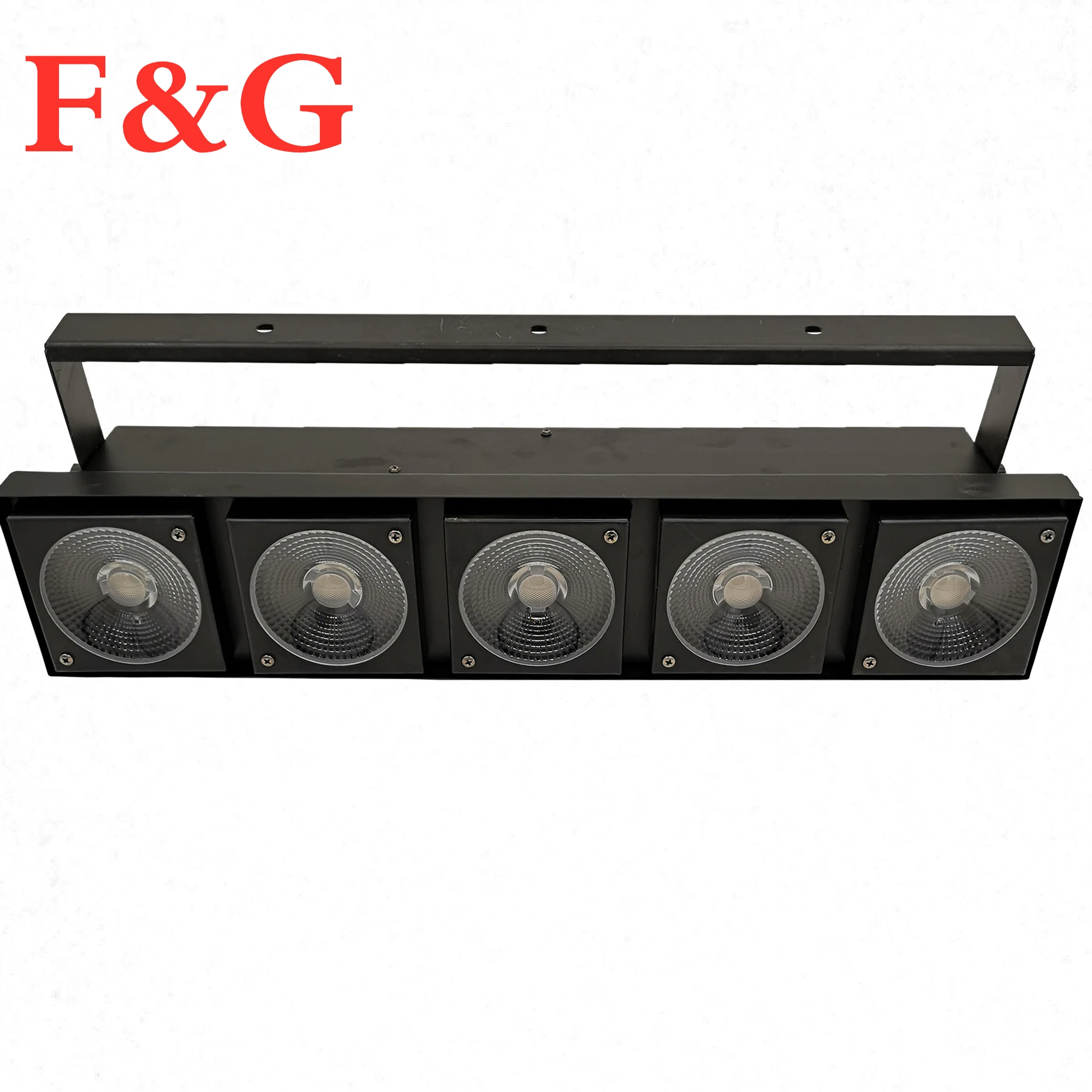 Полноцветный СВЕТОДИОДНЫЙ матричный светильник F &amp G 5x30 Вт стробоскоп DMX 512