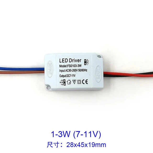 Transformador de fuente de alimentación de 12V, convertidor de Controlador  LED para tira de luz LED COB, CA 220V a cc 12V, tamaño pequeño, 0.5A, 1A,  2A, 3A, 4A, 5A, 6A 