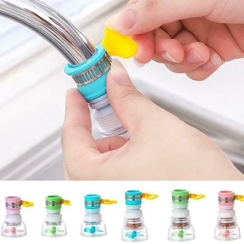 

Universal Water Tap Filter Heads 360 Degree Rotating Kitchen Bathroom Water Purifier Filter Sprayer Activated Carbon Filtration