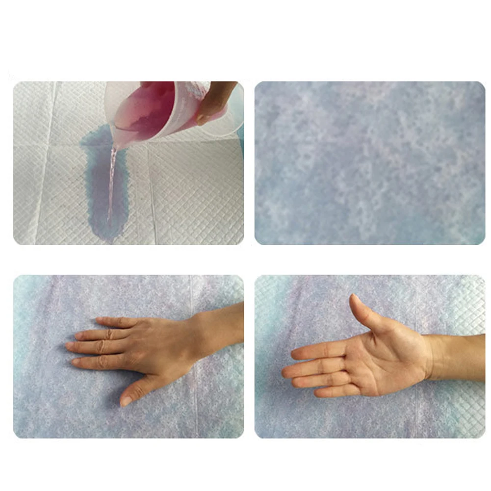 Disposable Waterproof Pad 10 pcs Absorbent Pad Protector Bed for Kids Adults Incontinence Changing Mat Pads