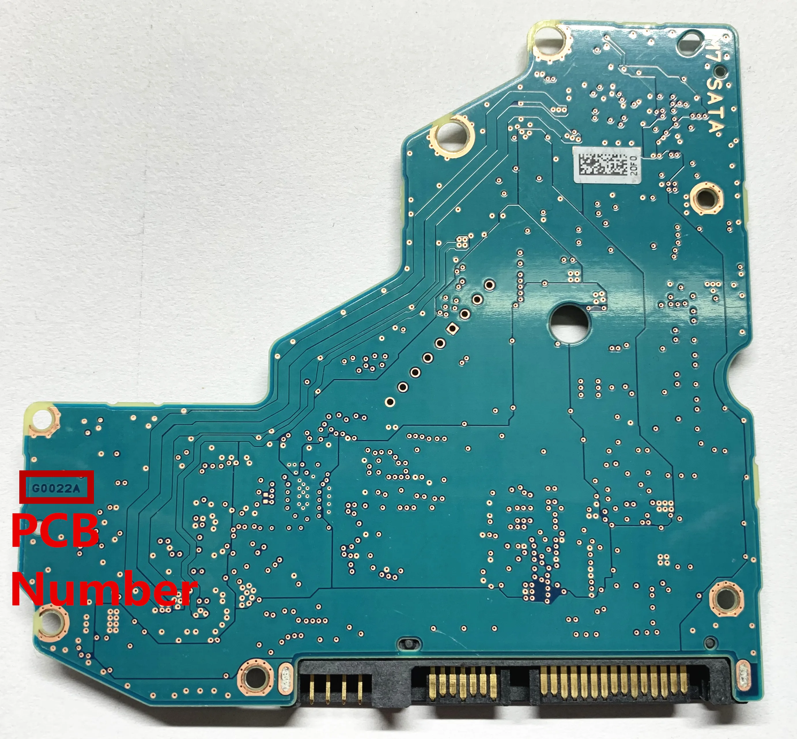 Placa Lógica Toshiba Número da Placa: G0022a 20f0 Fkr39c A0022a Tablete Sata 3.5 - Imagem 2