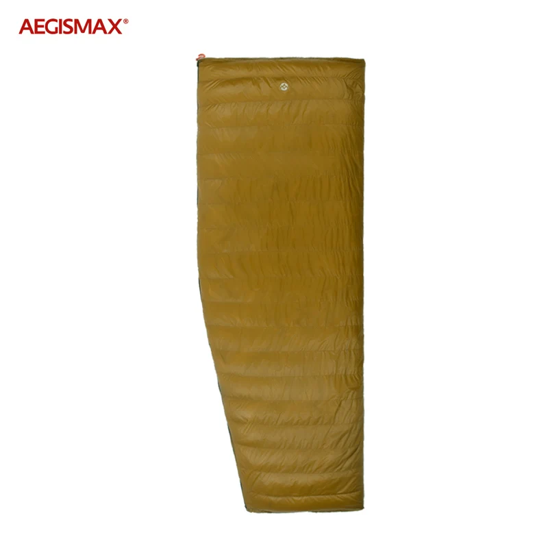 Aegismax светильник M/L гибридный тип белый гусиный пух одеяло Осень и весна открытый спальный мешок - Цвет: Light L