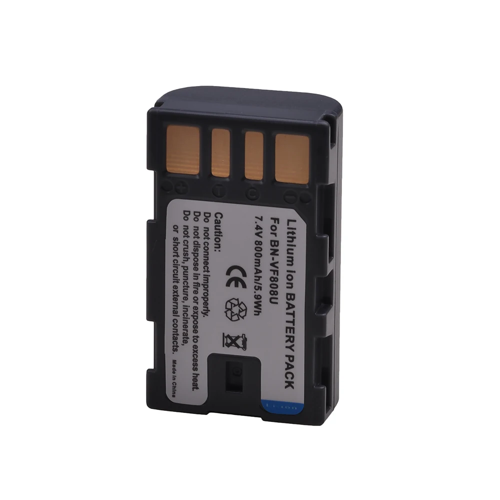 Новый BN VF808 VF808U Аккумулятор для JVC VF823 VF823U VF815 GZ HD7 MG575 MG555 GR D750 D760 D740 MG255.|Цифровые