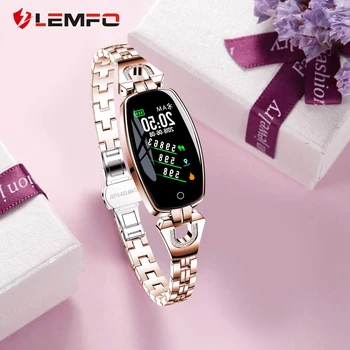 

LEMFO H8 Smart Watch Women 2019 Waterproof Heart Rate Monitoring Bluetooth For Android IOS Fitness Bracelet Smartwatch