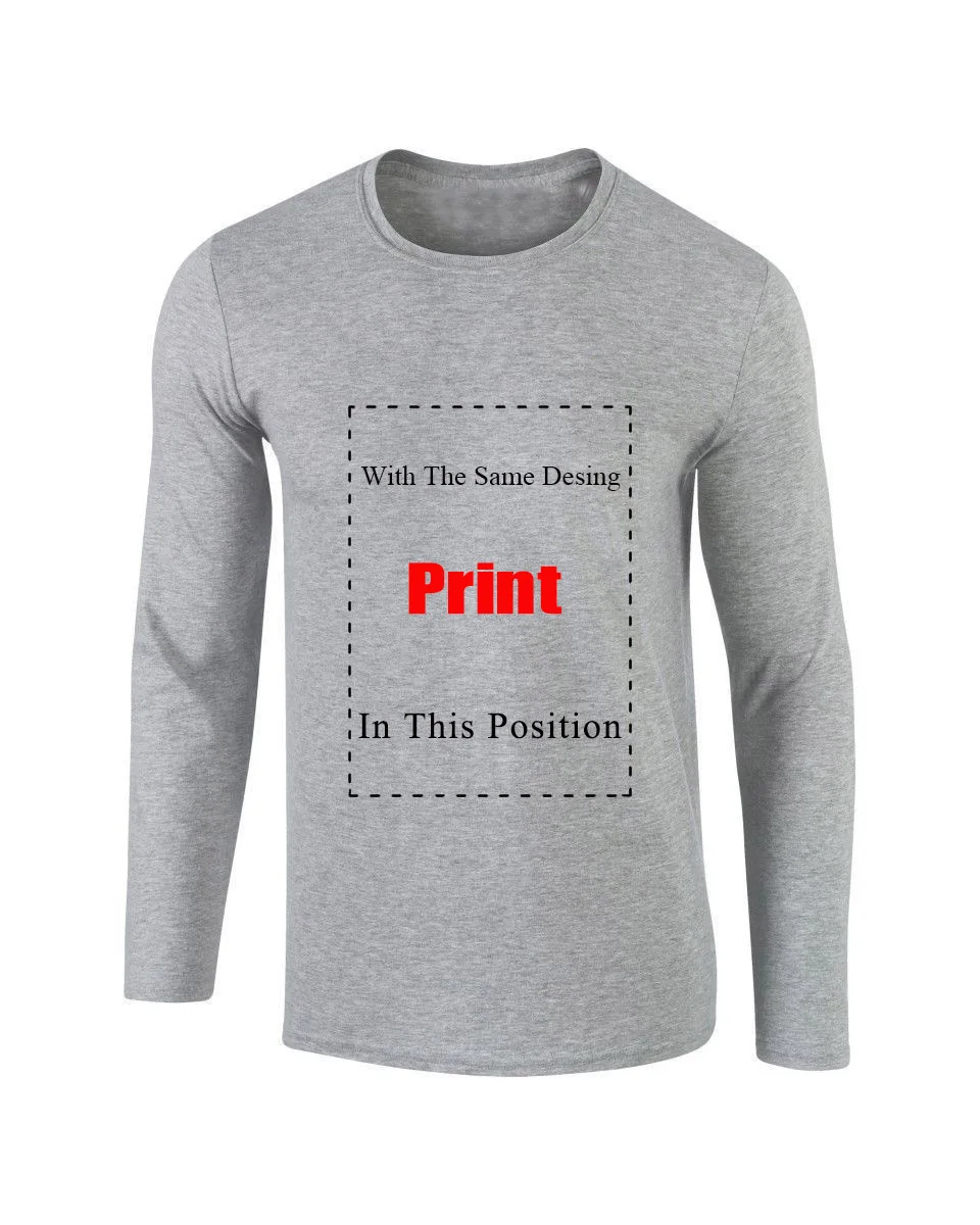 Gray Long Sleeve Норрис гайки футболка - Цвет: Gray Long Sleeve