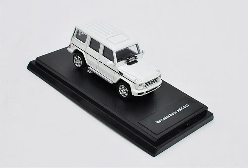 1/64 Mercedes Benz G Class G500 4X4 SUV белый литой автомобиль Модель Коллекция игрушек