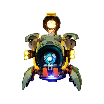 

Vonado 75976 Blocks Battery Powered LED Lighting Kit for Wrecking Ball 75976 LED Included Only- Remote Control Version