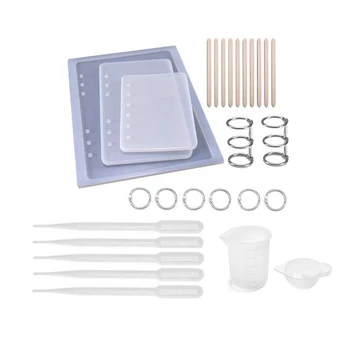 

A5 A6 A7 Notebook Cover Silicone Mould for Jewelry Resin Mold Tools Set Diy Handmade Crystal Epoxy Resin Molds