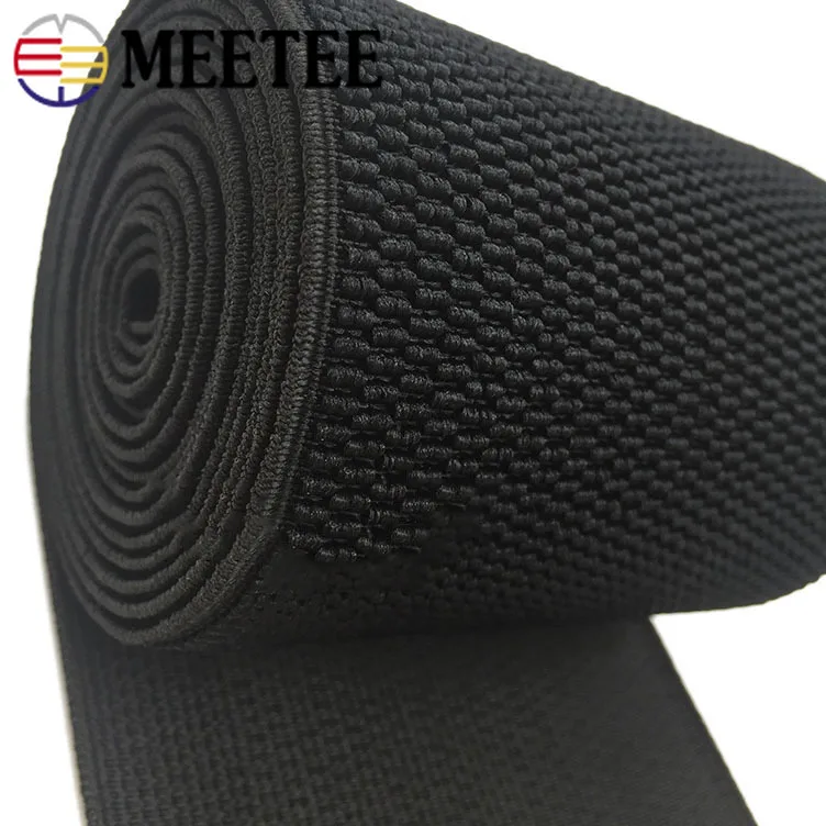 2/5 м Meetee 2 5 10 см эластичная вязаная лента пояс резиновая тесьма DIY Одежда скрит