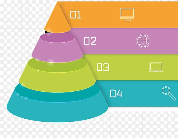 矢量创意设计立体锥形目录图png图片素材免费下载 图片编号ymrgvkam Pngbag素材网