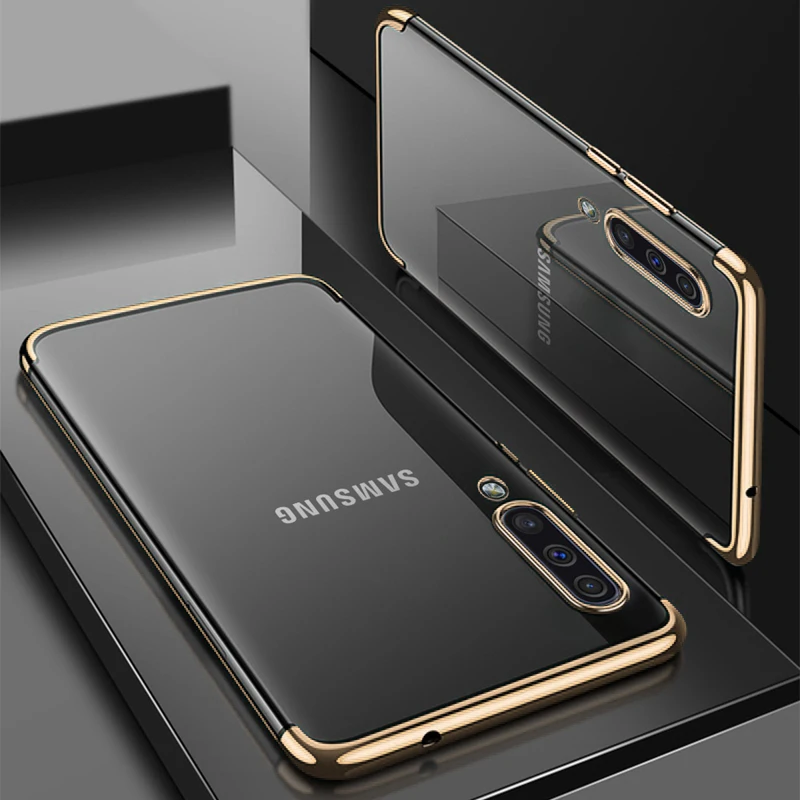 Чехол на samsung Galaxy A50 A70 A10 A20 A20e A40 A40S A80 A90 чехол Роскошный мягкий силиконовый чехол Чехол для мобильного телефона Galaxy M10 M20 M30 A5 крышка