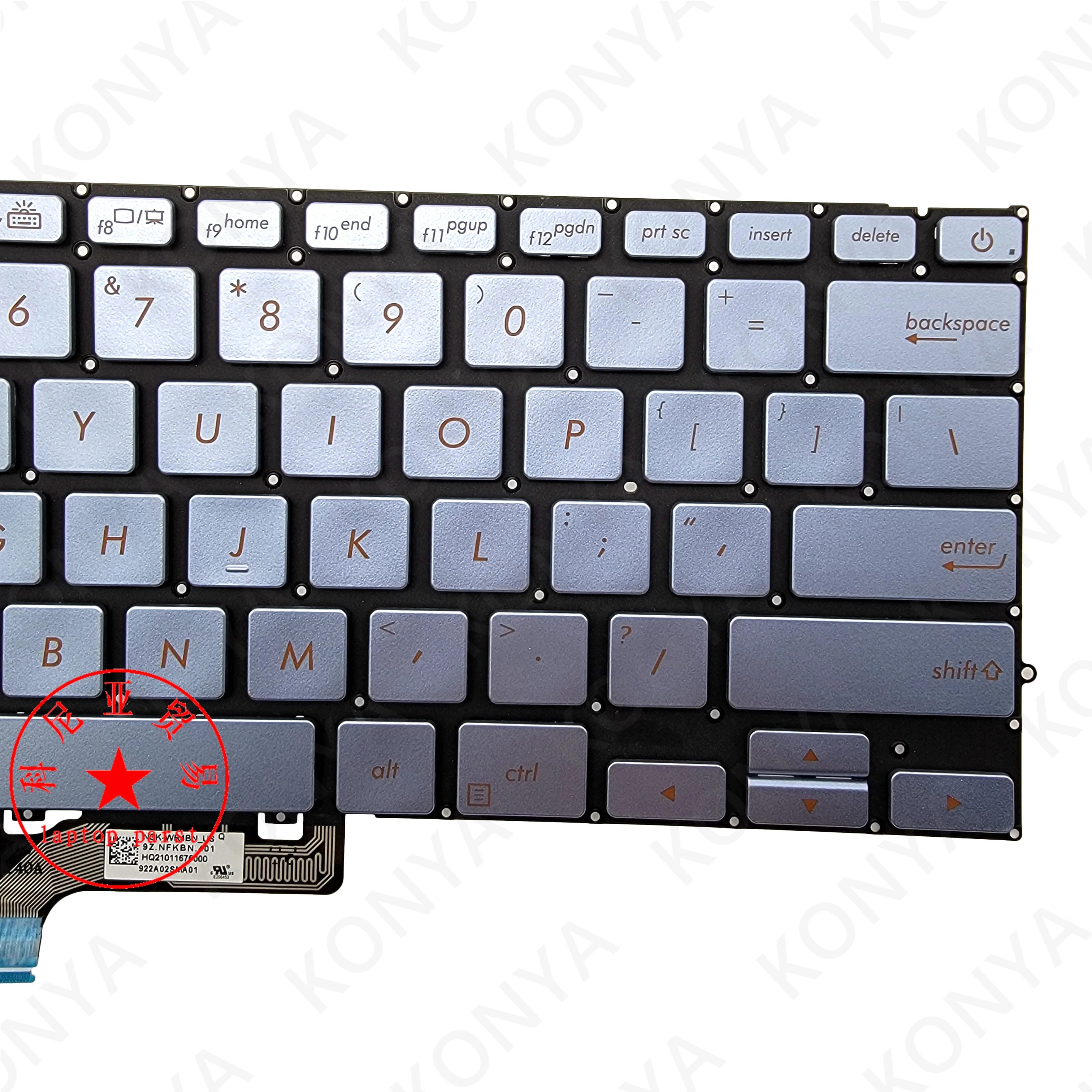 Orijinal Asus ZenBook 14 UX431 UX431F UX431U abd klavye HQ21011676000  HQ21011920000 HQ21011692000 HQ21011693000 - AliExpress